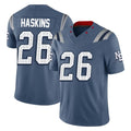 Tocy NE.Patriots #26 Hassan Haskins Player Blue Limited Rivalries Collection Home Game Stitched Jerseys