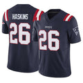 Tocy NE.Patriots #26 Hassan Haskins Player Navy Limited Vapor F.U.S.E. Home Game Stitched Jerseys