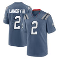 Tocy NE.Patriots #2 Harold Landry III Player Blue Rivalries Collection Home Game Stitched Jerseys