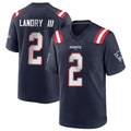 Tocy NE.Patriots #2 Harold Landry III Player Navy Home Game Stitched Jerseys
