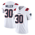 Tocy NE.Patriots #30 Jam Miller Player White Vapor Untouchable Home Game Stitched Jerseys