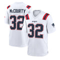 tocy NE.Patriots #32 TreVeyon Henderson Player White Home Game Stitched Jerseys