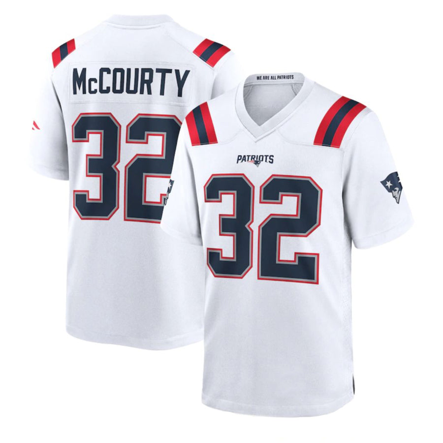 tocy NE.Patriots #32 TreVeyon Henderson Player White Home Game Stitched Jerseys