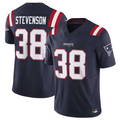 tocy NE.Patriots #38 Rhamondre Stevenson Navy Vapor F.U.S.E. Limited American Stitched Jerseys
