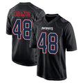 Tocy NE.Patriots #48 Namdi Obiazor Player Carbon Fashion Limited Home Game Stitched Jerseys