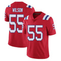 Tocy NE.Patriots #55 Jared Wilson Player Red Vapor Untouchable Home Game Stitched Jerseys