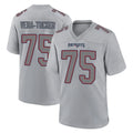 Tocy NE.Patriots #75 Alijah Vera-Tucker Player Gray Fashion Limited Home Game Stitched Jerseys