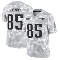 tocy NE.Patriots #85 Hunter Henry Player Arctic Camo Salute to Service Limited Stitched Jerseys
