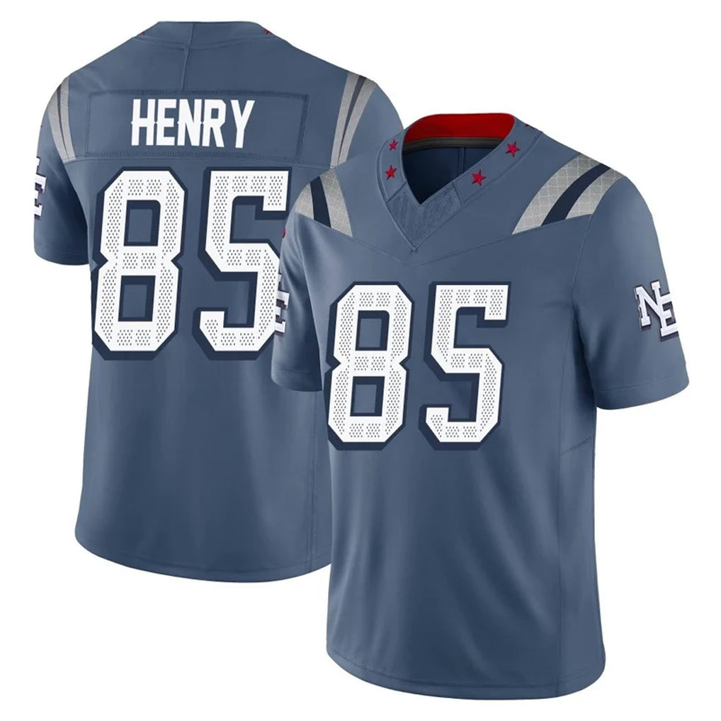 Tocy NE.Patriots #85 Hunter Henry Player Blue Limited Rivalries Collection Home Game Stitched Jerseys