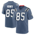 Tocy NE.Patriots #85 Hunter Henry Player Blue Rivalries Collection Home Game Stitched Jerseys