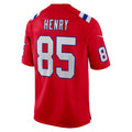 tocy NE.Patriots #85 Hunter Henry Player Navy Red Home Game Stitched Jerseys
