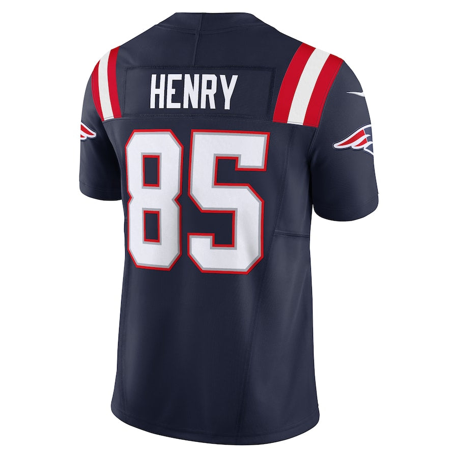 tocy NE.Patriots #85 Hunter Henry Player Navy Vapor F.U.S.E. Limited Stitched Jerseys