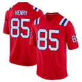 Tocy NE.Patriots #85 Hunter Henry Player Red Home Game Stitched Jerseys