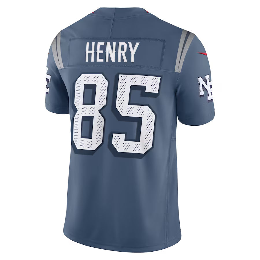 tocy NE.Patriots #85 Hunter Henry Player Storm Blue Rivalries Collection Limited Stitched Jerseys