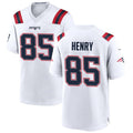 tocy NE.Patriots #85 Hunter Henry Player White Home Game Stitched Jerseys