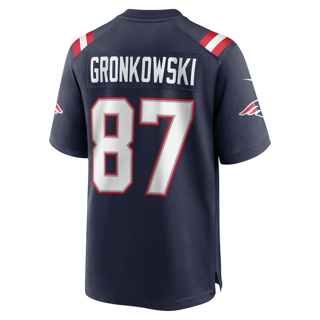 tocy NE.Patriots #87 Rob Gronkowski Navy Team Retired Player Game Stitched Jerseys