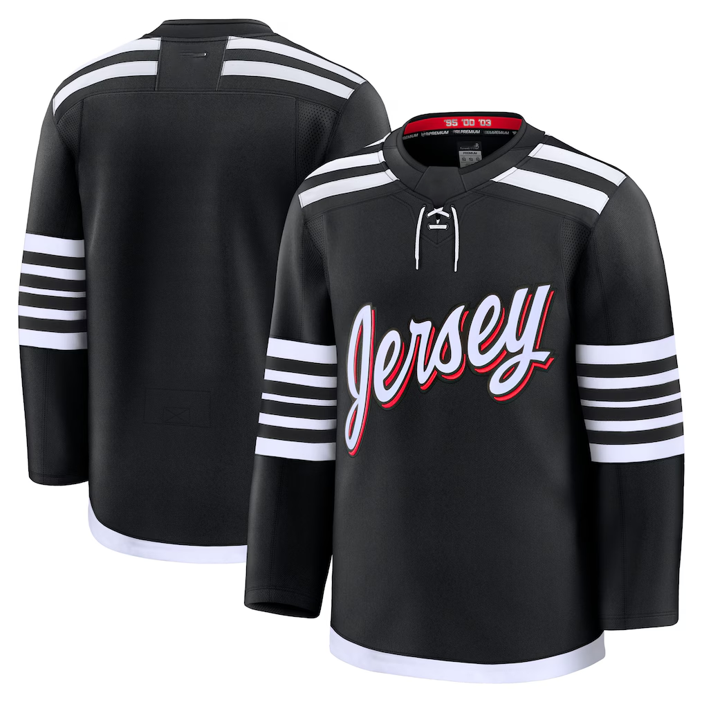 Tocy N.Jersey Devils Black Alternate Premium Jerseys