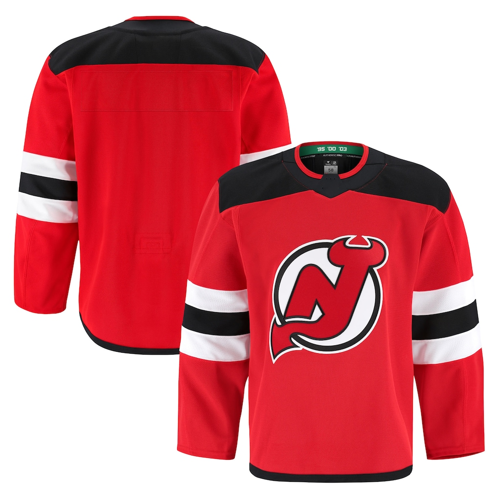 Tocy N.Jersey Devils Red Home Authentic Pro Jerseys