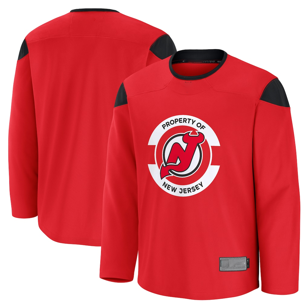Tocy N.Jersey Devils Red Practice Jerseys