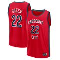 tocy NO.Pelicans #22 Derik Queen Red Fast Break Replica Player Stitched Jerseys- Statement Edition