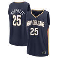 tocy NO.Pelicans #25 Trey Murphy III Navy Fast Break Replica Stitched Jerseys- Icon Edition