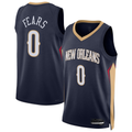 tocy NO.Pelicans #0 Jeremiah Fears Navy Swingman Stitched Jerseys- Icon Edition