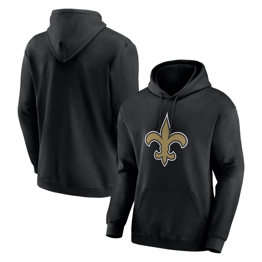 Tocy NO.Saints Black Pullover Hoodies Limited Blank Player Stitched Jerseys
