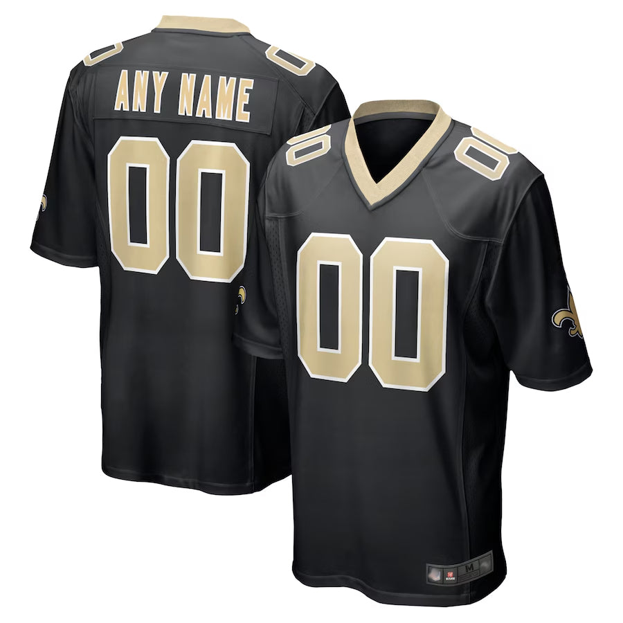 tocy Custom NO.Saints Home Replica Game Stitched Jerseys