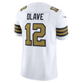 tocy NO.Saints #12 Chris Olave Player White Vapor Limited Stitched Jerseys