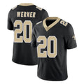 Tocy NO.Saints #20 Pete Werner Player Black Limited Vapor Untouchable Home Game Stitched Jerseys