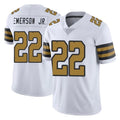 Tocy NO.Saints #22 Martin Emerson Jr. Player White Limited Color Rush Home Game Stitched Jerseys