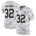 tocy NO.Saints #32 Tyrann Mathieu Player Arctic Camo Salute to Service Limited Stitched Jerseys