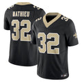 tocy NO.Saints #32 Tyrann Mathieu Player Black Vapor F.U.S.E. Limited Stitched Jerseys