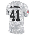tocy NO.Saints #41 Alvin Kamara Player Arctic Camo Salute to Service Limited Stitched Jerseys