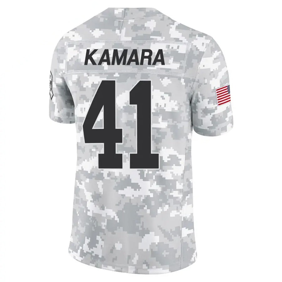 tocy NO.Saints #41 Alvin Kamara Player Arctic Camo Salute to Service Limited Stitched Jerseys
