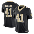 tocy NO.Saints #41 Alvin Kamara Player Black Black Vapor F.U.S.E. Limited Stitched Jerseys