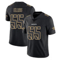 Tocy NO.Saints #55 Kaden Elliss Player Black Impact Limited Home Game Stitched Jerseys