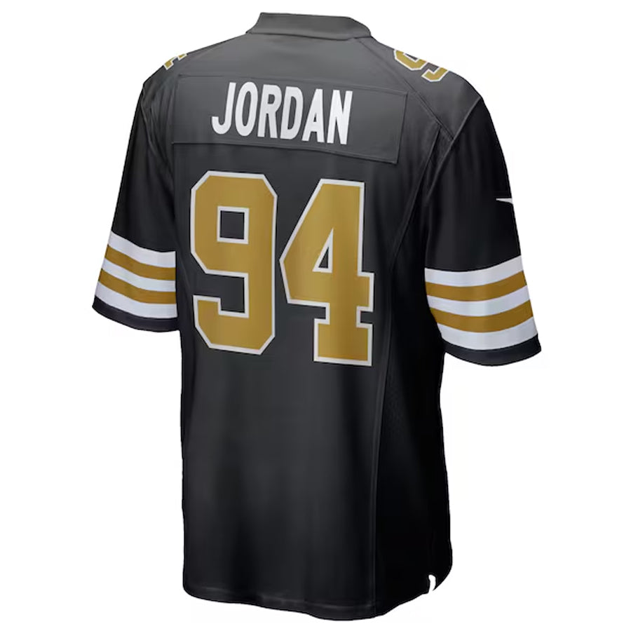 tocy NO.Saints #94 Cameron Jordan Player Black Alternate Game Stitched Jerseys