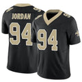 tocy NO.Saints #94 Cameron Jordan Player Black Vapor F.U.S.E. Limited Stitched Jerseys