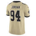 tocy NO.Saints #94 Cameron Jordan Player Gold Alternate Vapor F.U.S.E. Limited Stitched Jerseys