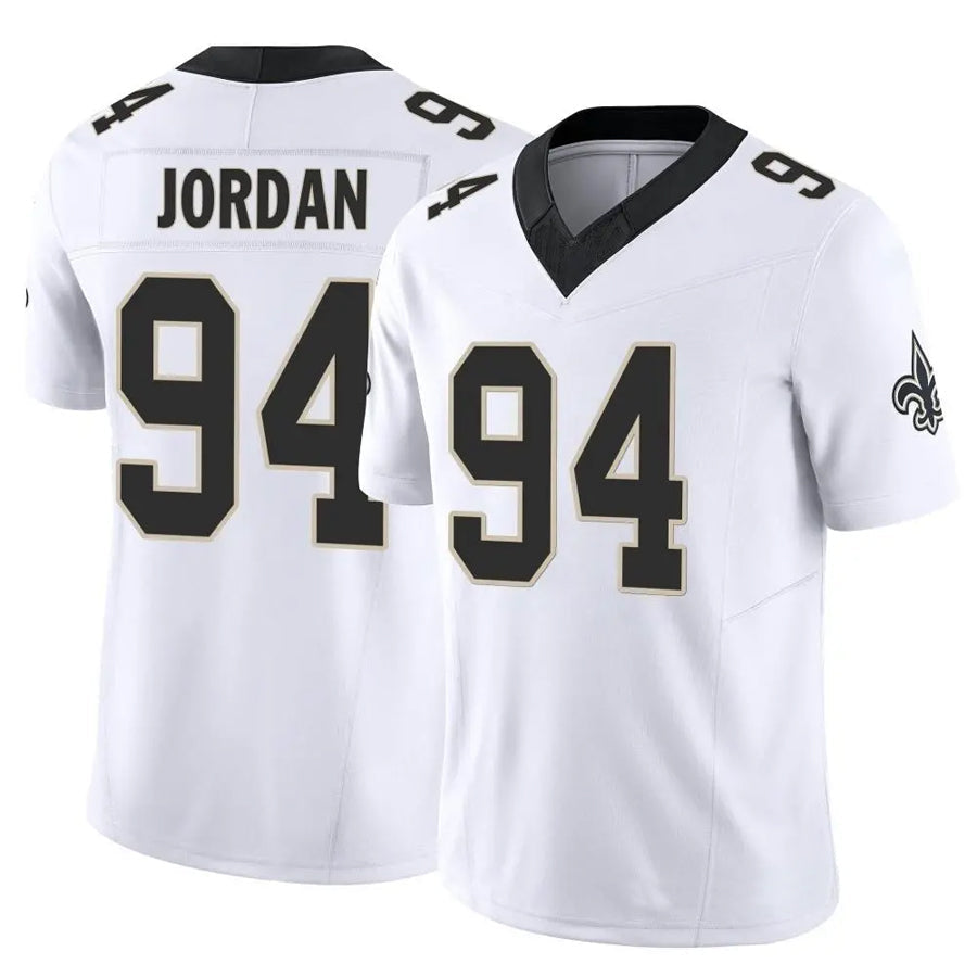 tocy NO.Saints #94 Cameron Jordan Player White Vapor F.U.S.E. Limited Stitched Jerseys