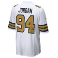 tocy NO.Saints #94 Cameron Jordan White Alternate Game Stitched American Stitched Jersey