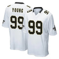 Tocy NO.Saints #99 Chase Young Player White Home Game Stitched Jerseys