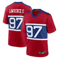 tocy NY.Giants Secondary Throwback Alternate Jerseys - Red - #97 Dexter Lawrence II Player