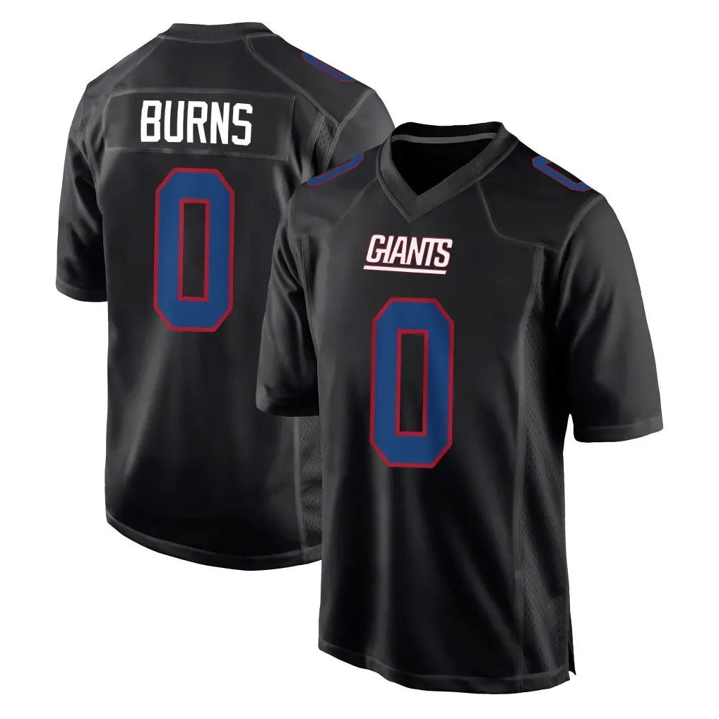 Tocy NY.Giants #0 Brian Burns Player Carbon Fashion Limited Home Game Stitched Jerseys