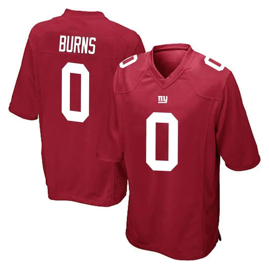 Tocy NY.Giants #0 Brian Burns Player Red Home Game Stitched Jerseys