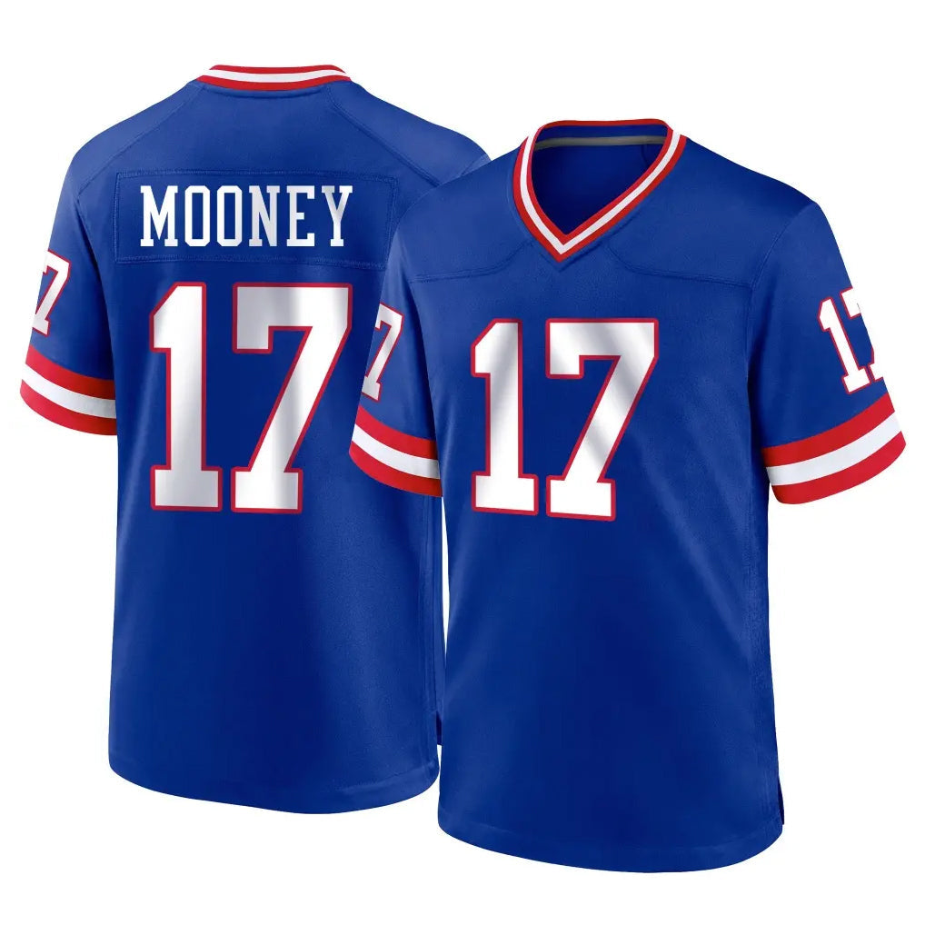 Tocy NY.Giants #17 Darnell Mooney Player Royal Classic Home Game Stitched Jerseys