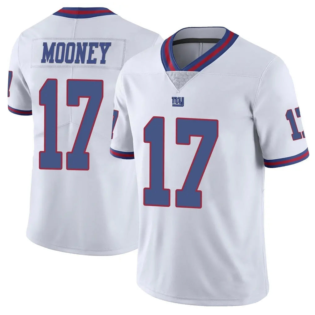 Tocy NY.Giants #17 Darnell Mooney Player White Color Rush Home Game Stitched Jerseys