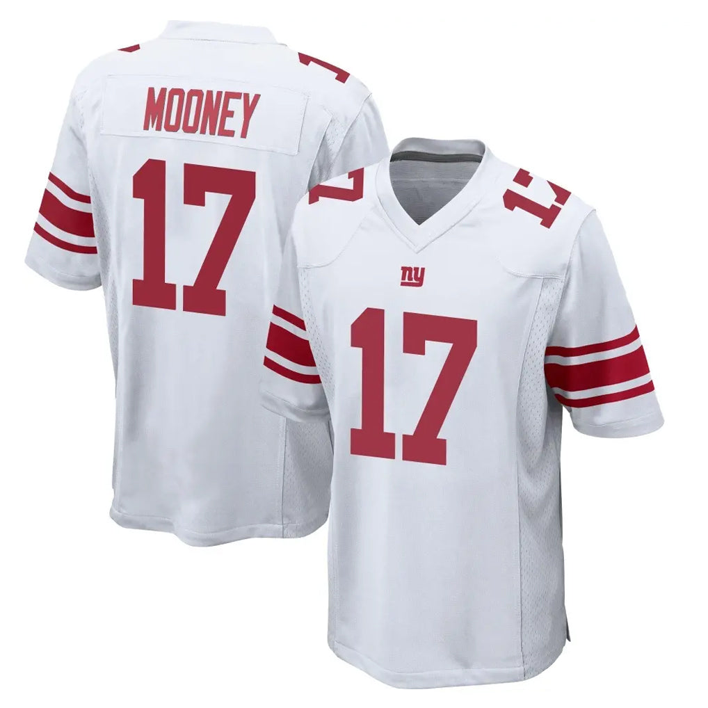 Tocy NY.Giants #17 Darnell Mooney Player White Home Game Stitched Jerseys