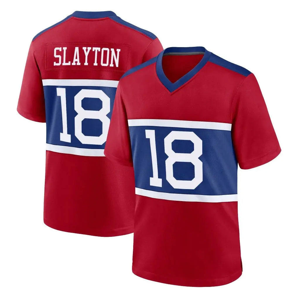 Tocy NY.Giants #18 Darius Slayton Player Red Century Home Game Stitched Jerseys